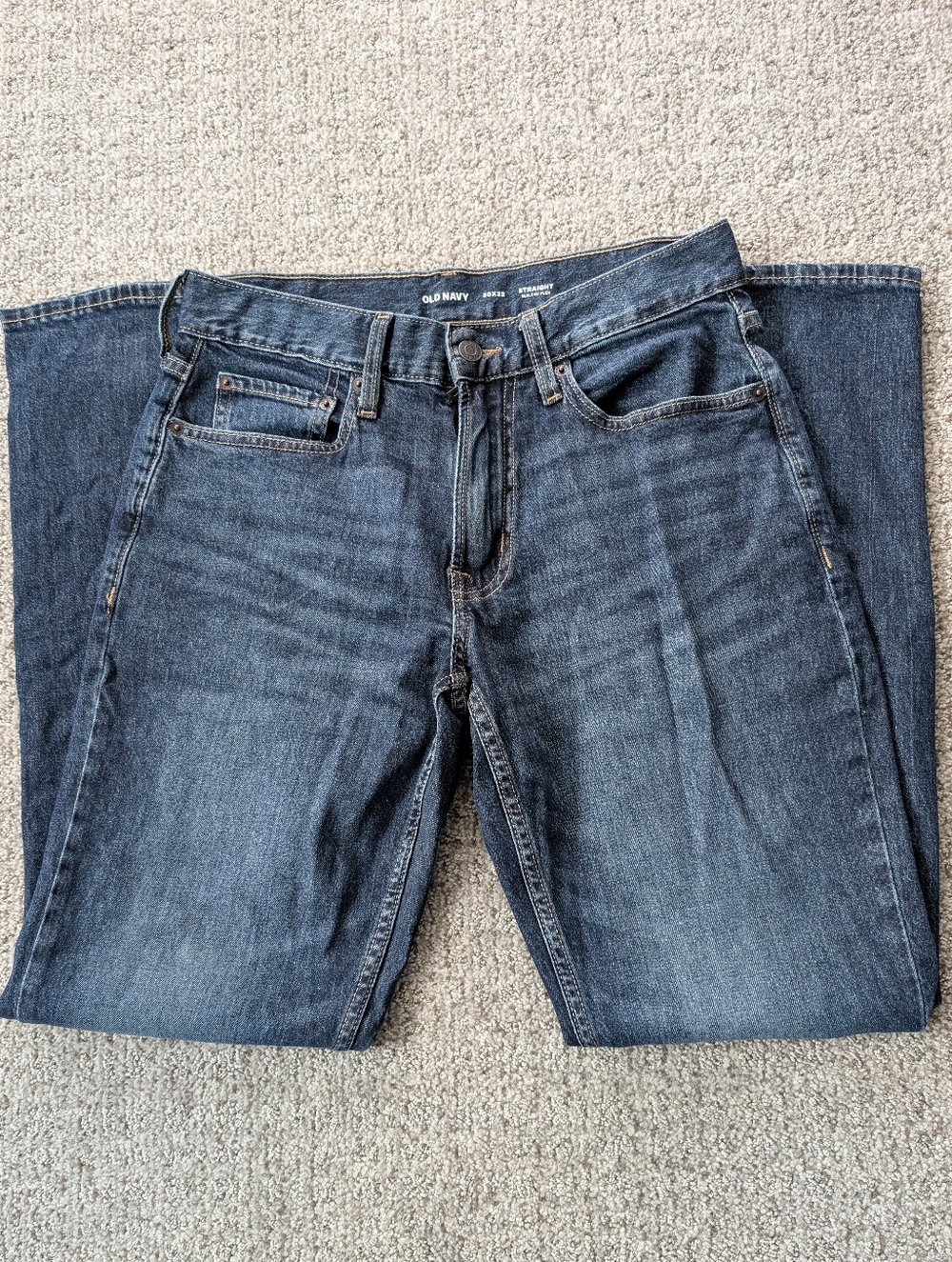 Old Navy Dark Wash Straight Jeans